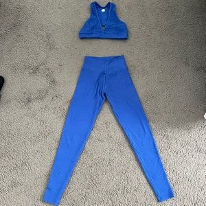 Booty by Brabants Royal Blue Mermaid Leggings + Sports Bra